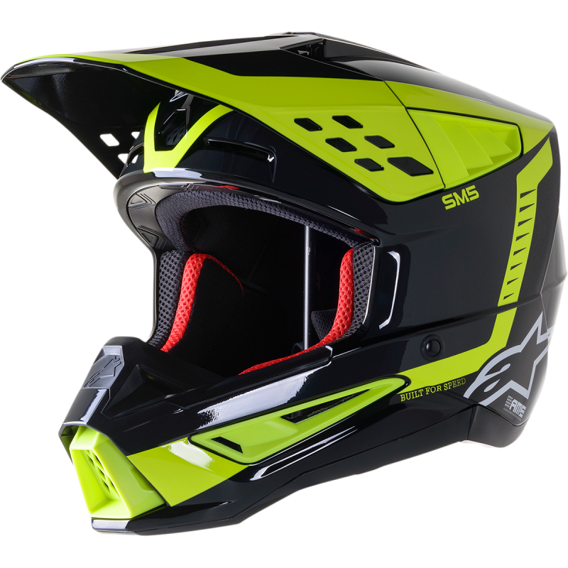 HELM SM5 BEAM BLK/YL L