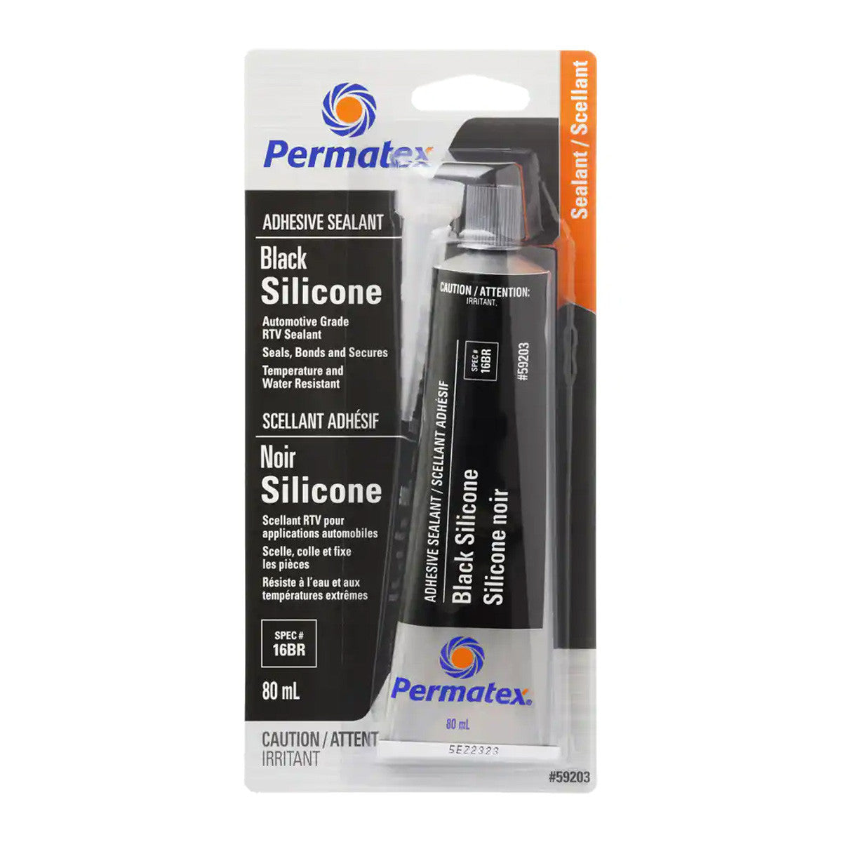 PERMATEX BLACK SILICONE ADHESIVE SEALANT