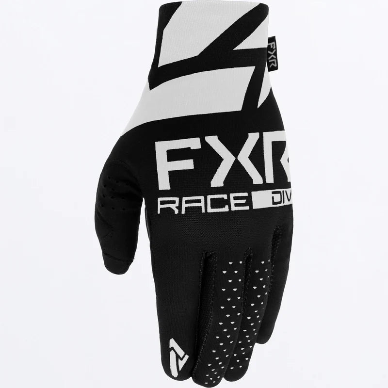 YTH SLIP ON LITE MX GLOVES 21-BLK/WHT MD