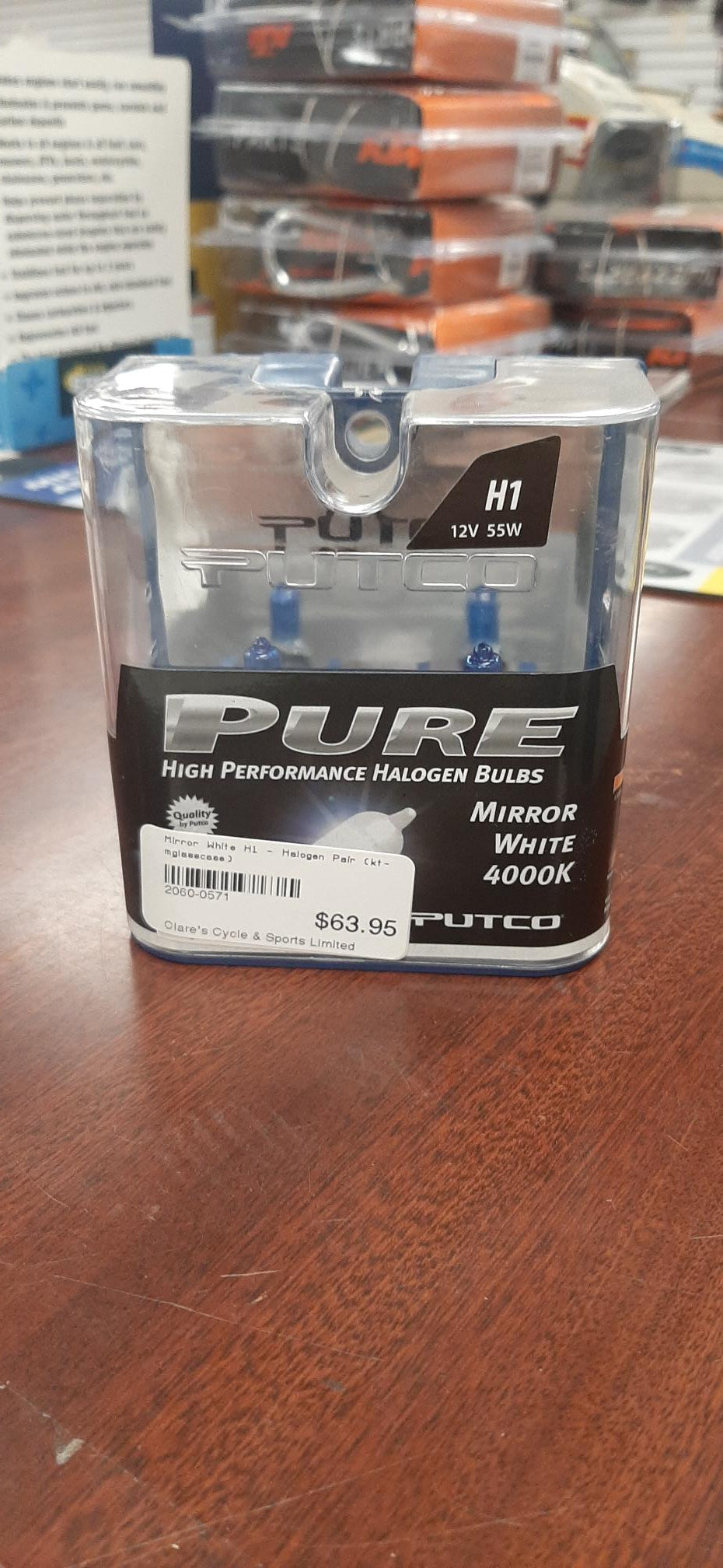 PUTCO PURE HIGH PERFORMANCE HALOGEN H1 BULBS