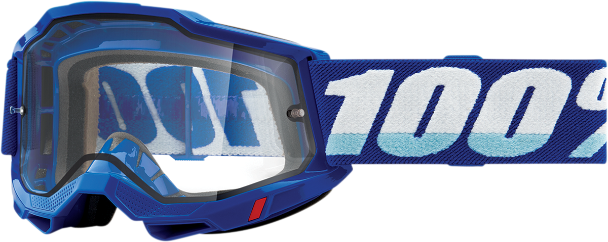 ACCURI 2 ENDURO MOTO GOGGLE BLUE - CLEAR DUAL LENS