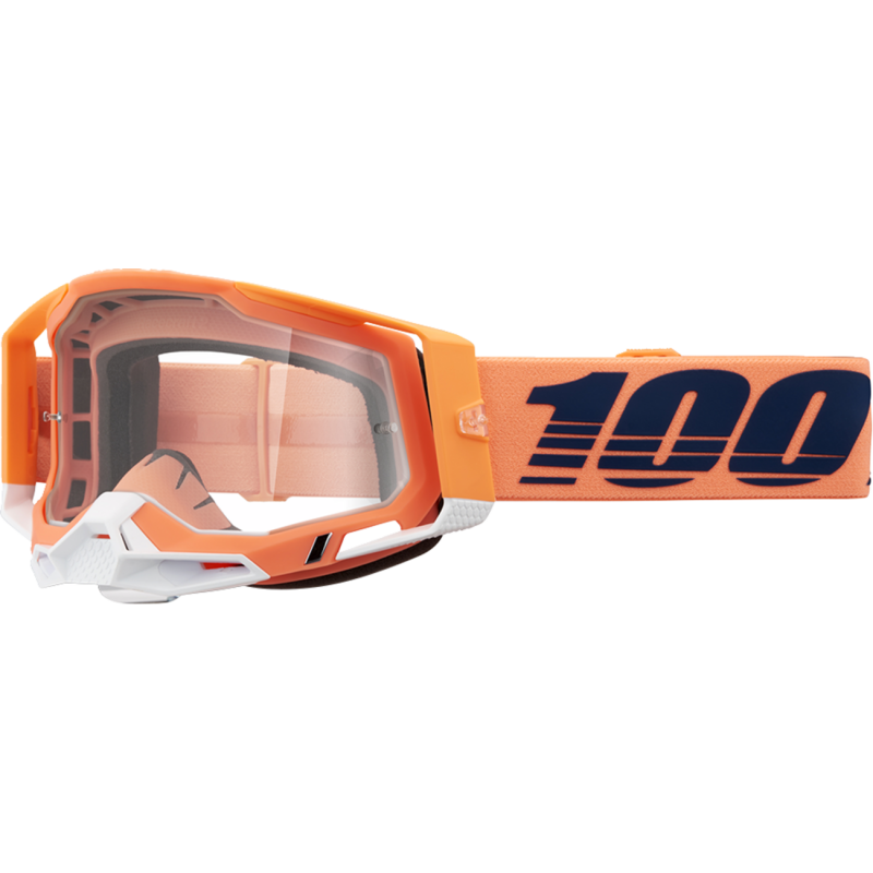 RACECRAFT 2 GOGGLE CORAL - CLEAR LENS