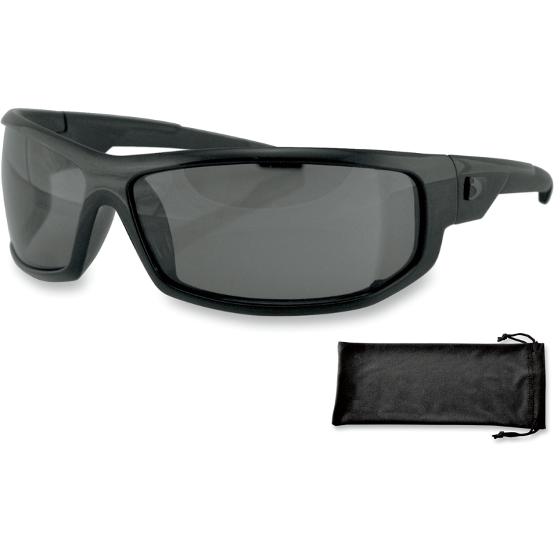 AXL BLK FRAME ANTI-FOG SMOKED LENS