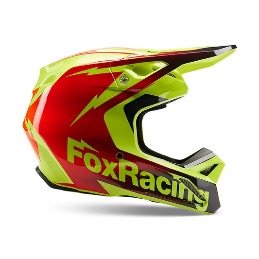 FOX V1 STATK RED/YEL