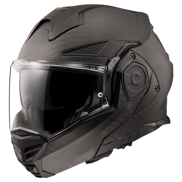 LS2 HELM ADVANT X CARBON BKOUT MAT BK