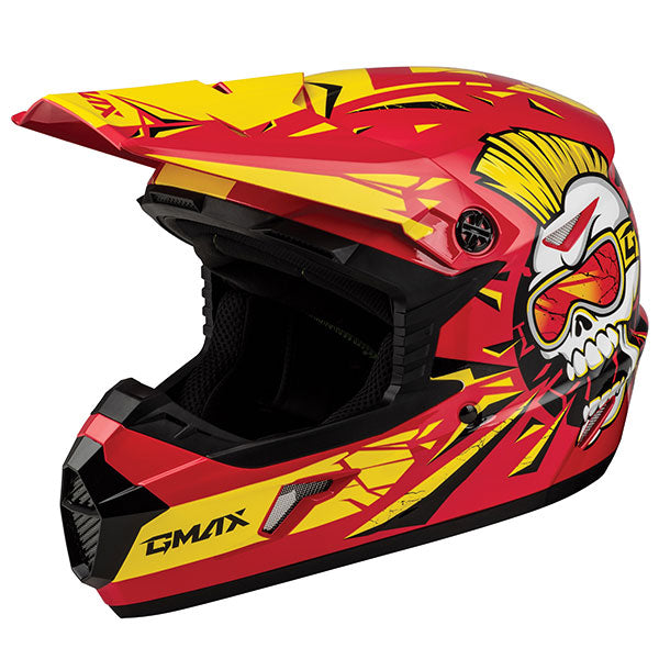 YOUTH GMAX MX46Y UNSTABLE RED/YEL