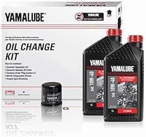 YAMALUBE® 10W-40 ALL PERFORMANCE OIL CHANGE KIT 1 - ATV/SSV (3 L)
