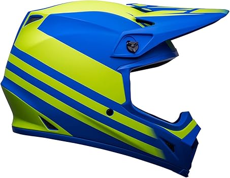 MX-9 Mips Disrupt Matte Classic Blue/Hi-Viz Yellow 2X