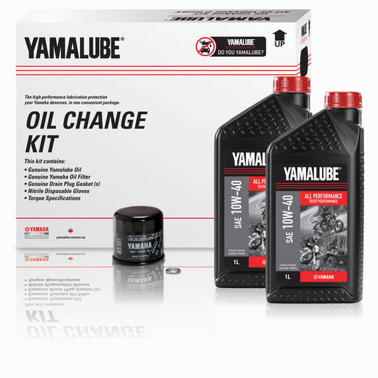YAMALUBE® 10W-40 ALL PERFORMANCE OIL CHANGE KIT 1 - ATV/SSV (3 L)