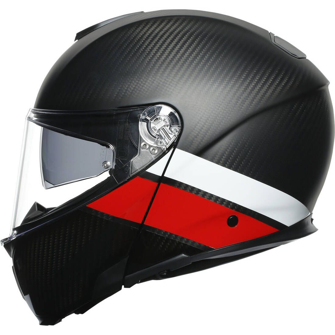 AGV Sport Modular Helmet - Exposed Carbon/Red/White