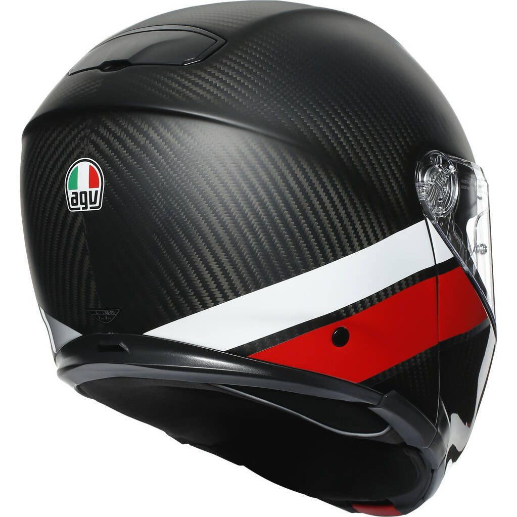 AGV Sport Modular Helmet - Exposed Carbon/Red/White