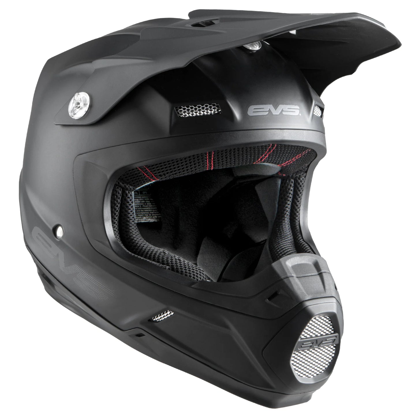 EVS T5 MX Helmet - Matte Black