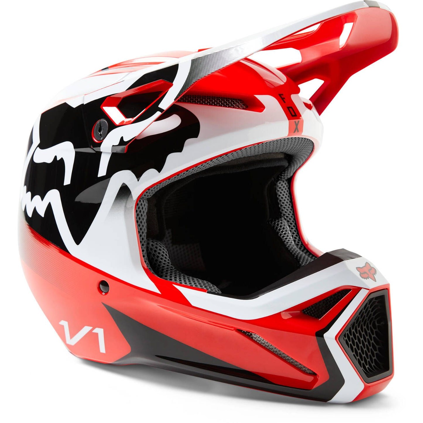 Fox V1 Leed MX Helmet - Red