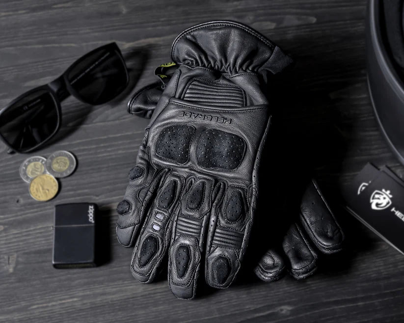 HELGRADE HARDY LTHR GLV BLK