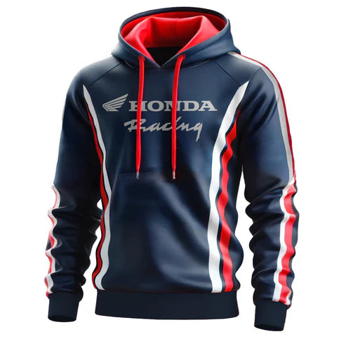 Honda Trackside Hoodie, Blue 2X