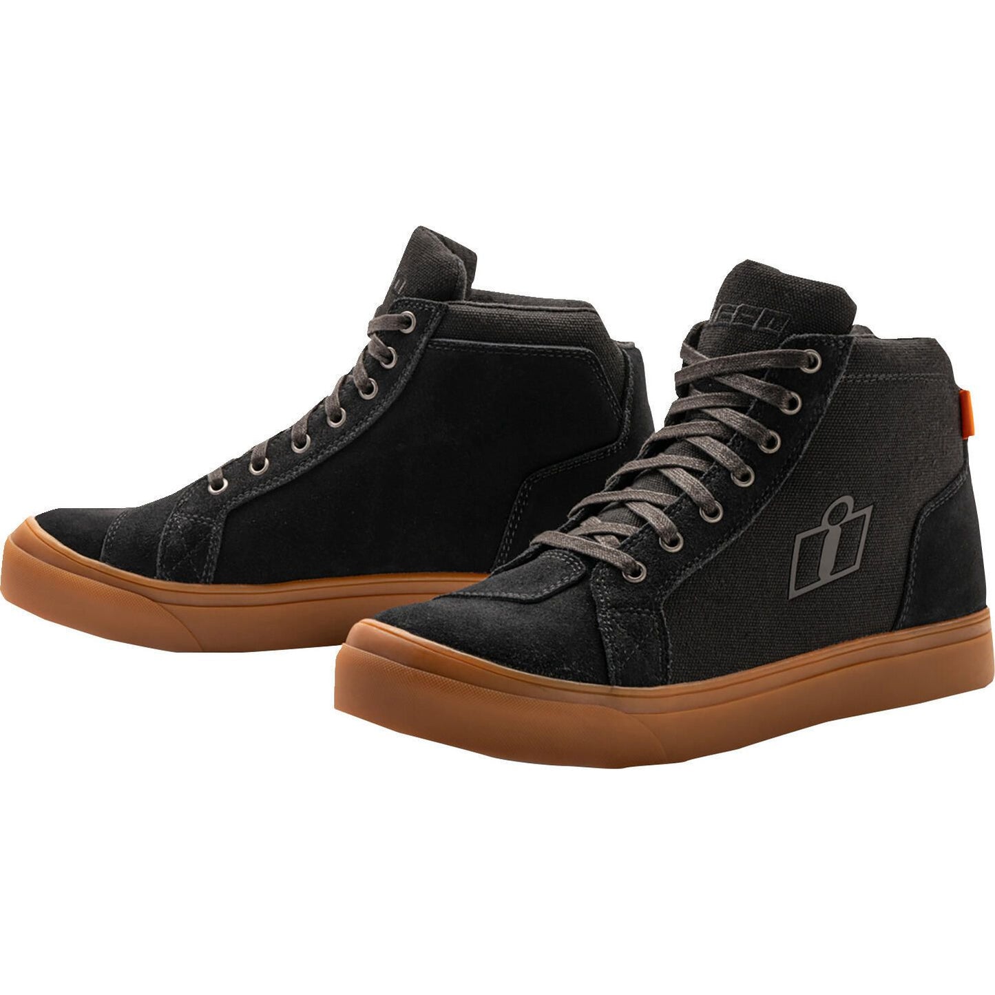 Icon Carga Riding Shoes - Black/Brown