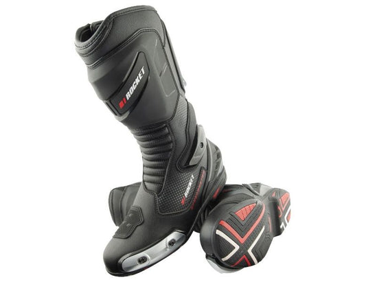 Joe Rocket Speedmaster Race Boots - Black/Red