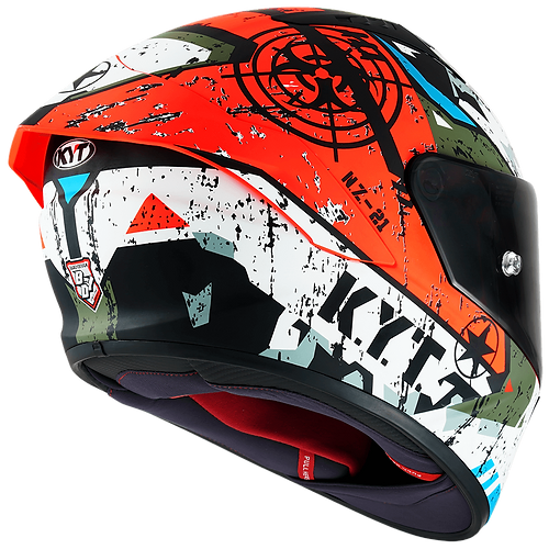 KYT NZ-Race Helmet - Blazing Red