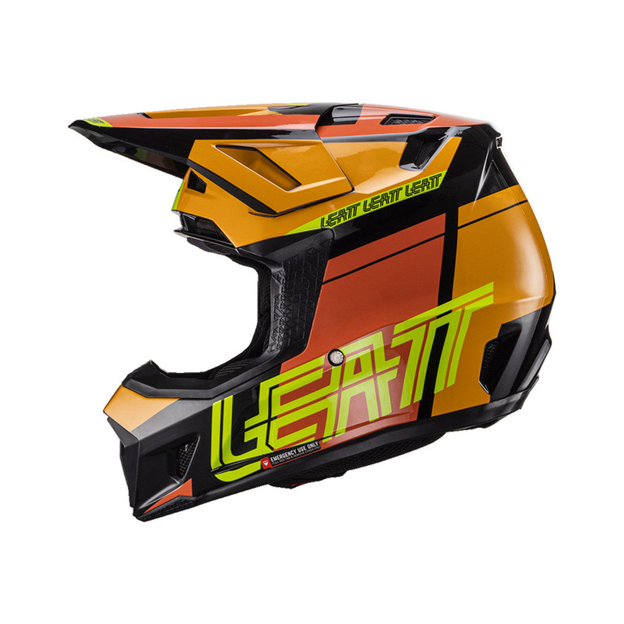 Leatt Moto 7.5 V24 MX Helmet - Citrus