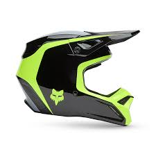 Fox V1 Flow Helmet Blk/Ylw