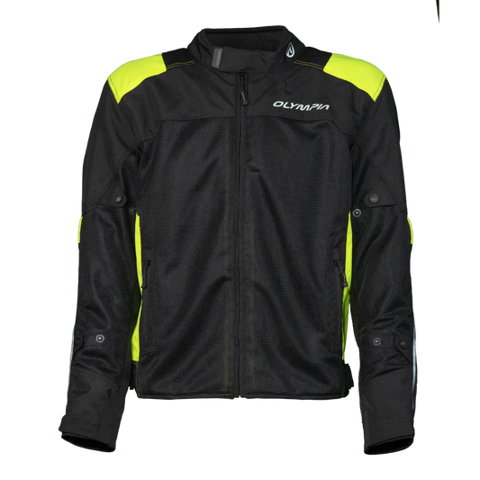 Olympia Dallas 2 Mesh Jacket - Black/HiViz