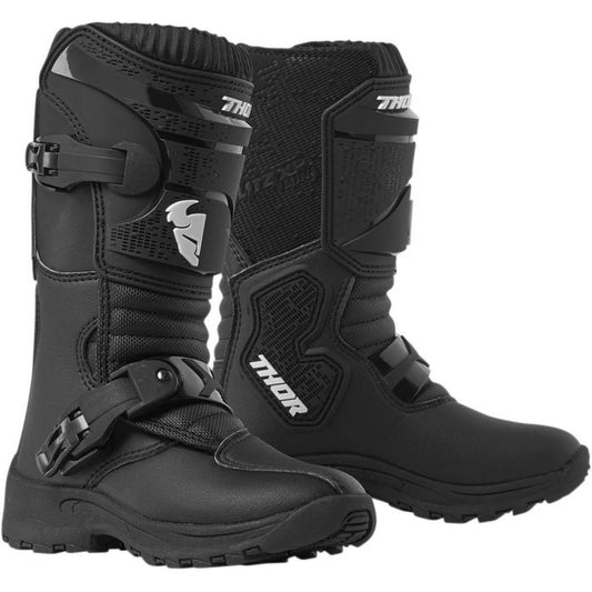 PeeWee Thor Blitz XP MX Boots - Black/White