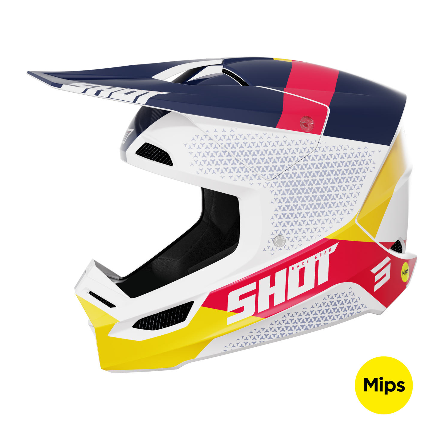 RACE RIDGE RED/BLUE GLOSSY