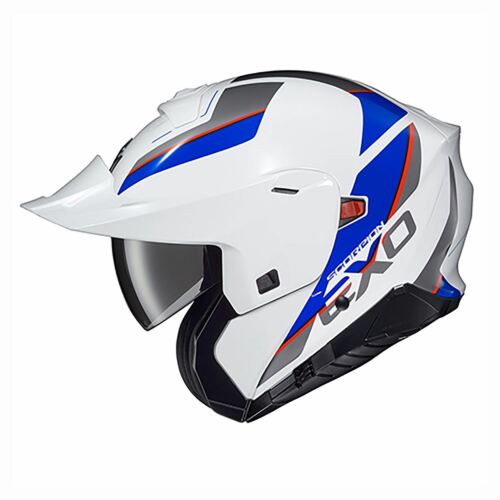 Scorpion EXO-GT930 3-in-1 Modular Helmet - Modulus White/Blue/Red