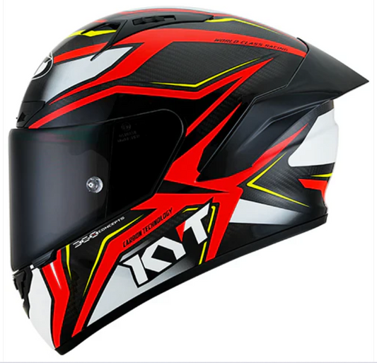 KYT NZ-RACE Carbon Stide Red/Wht