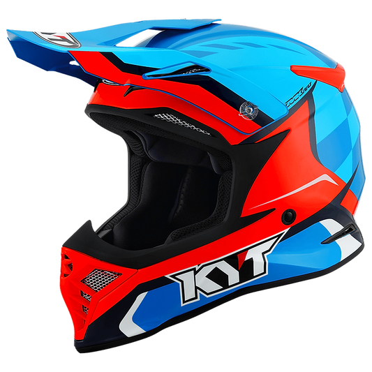 KYT Skyhawk Glowing Blue Orange