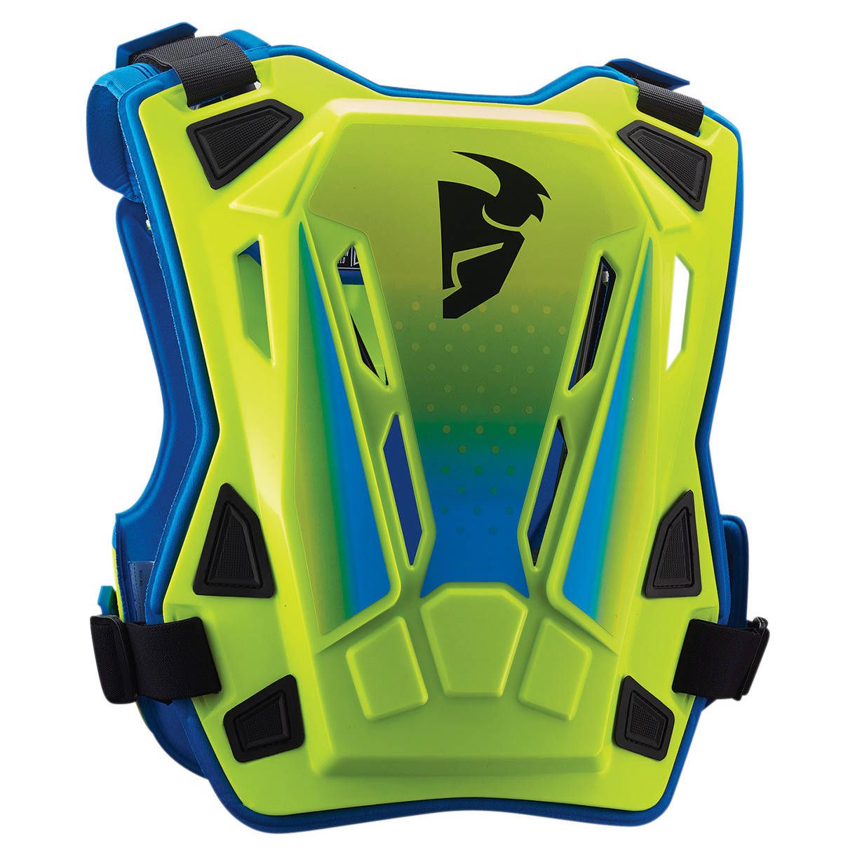 Thor Guardian MX Chest Protector - Hi-Viz/Blue