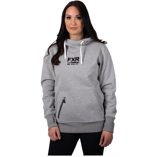Women's FXR Ride Pullover Hoodie 20 - Gray Heather