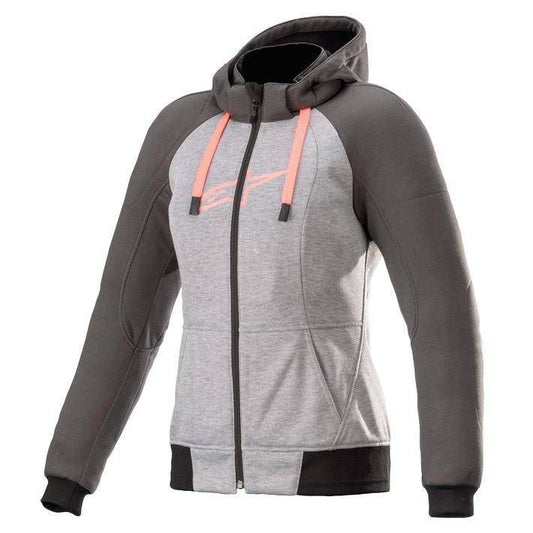 Women's Alpinestars 4W Chrome Hoody - Grey/Pink