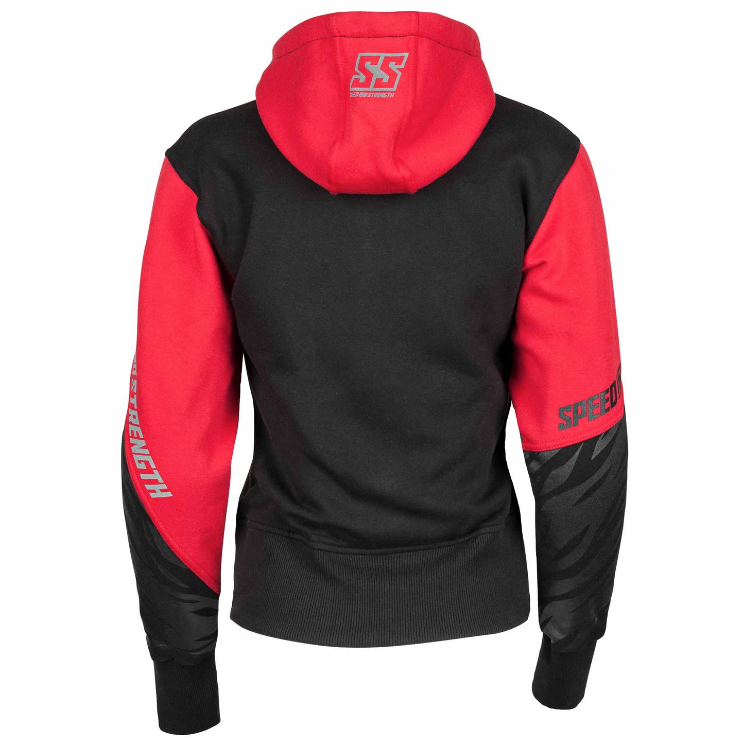 Women's Cat OUTAHELL Amour Hoodie - Black/Red