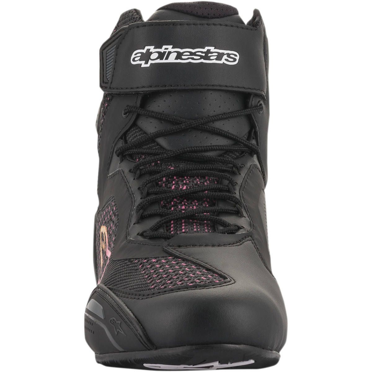 Women's Alpinestars 4W Fast3 Ride-Knit Boots - Black/Fuchsia
