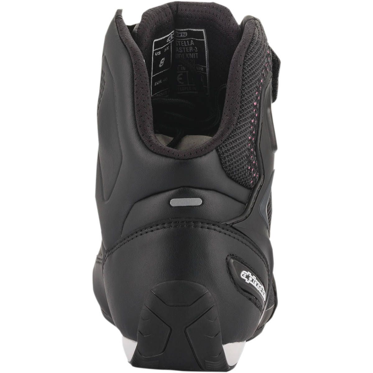 Women's Alpinestars 4W Fast3 Ride-Knit Boots - Black/Fuchsia