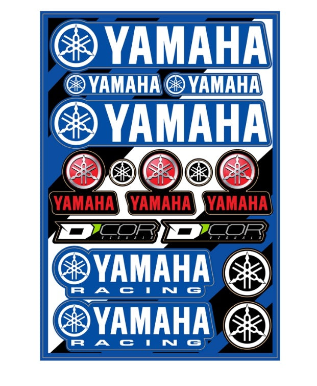 DCOR VISUALS 12MM YAMAHA YZF 2 DECAL SHEET