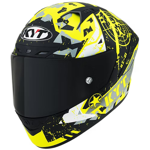 KYT NZ-RACE BLAZING MATT YELLOW LARGE
