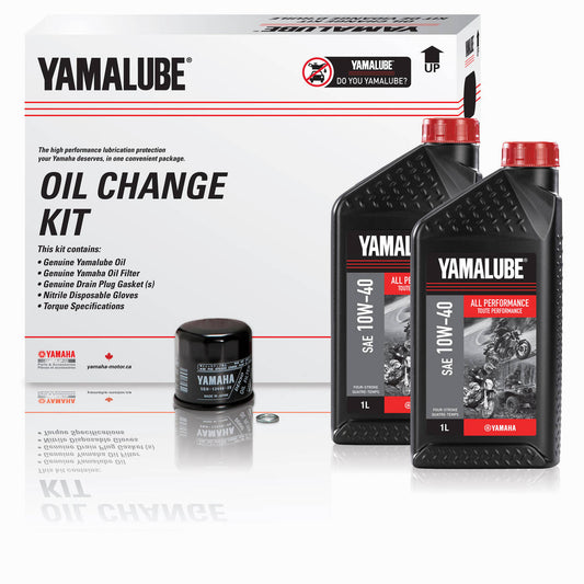 YAMALUBE® 10W-40 ALL PERFORMANCE OIL CHANGE KIT - MC (3 L)