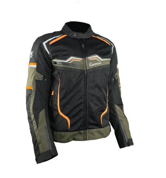 GRYPHON MEN'S TUCSON MESH JACKET OLV/BLK/YEL