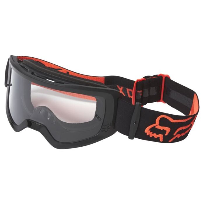 Youth Fox Main Stray MX Goggles - Black/Orange