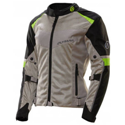 Women's Olympia Eve 2 Mesh Jacket - Grey/HiViz