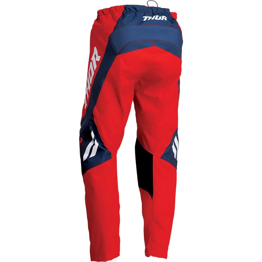 Youth Thor Sector MX Pants - Red/Navy