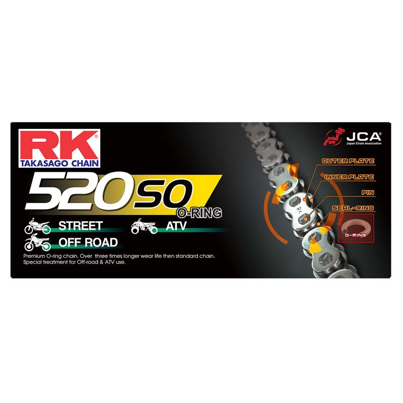 520SO-120L RK O-RING CHAIN