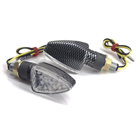 TOXIC LED TURN SIGNALS DEVIL II SUPER - CARBON LOOK