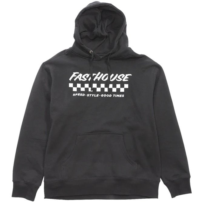 APEX HOODED P.OVER BLK MD