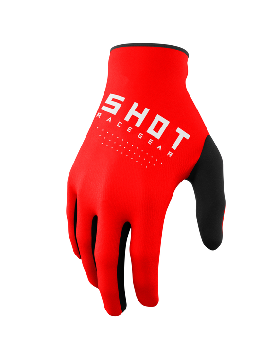 SHOT RAW BURST GLOVE RED