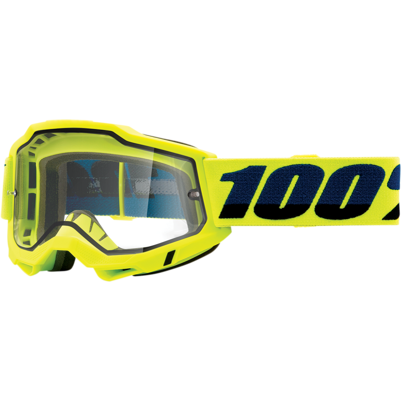 ACCURI 2 ENDURO MOTO GOGGLE YELLOW - CLEAR DUAL LENS