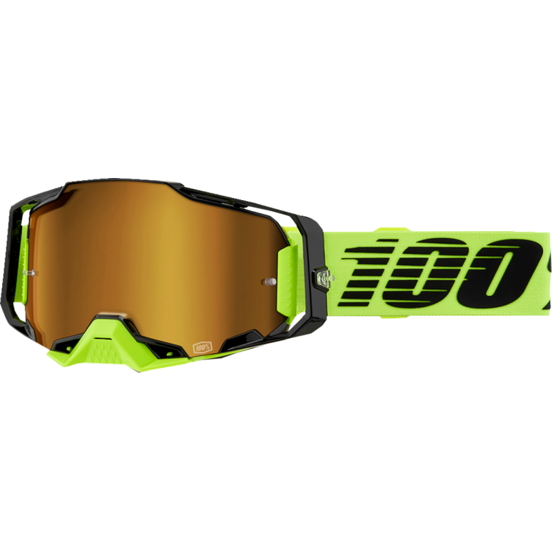 ARMEGA GOGGLE NEON YELLOW - MIRROR GOLD LENS