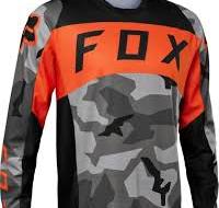 Fox 180 BNKR JERSEY [GRY CAM]